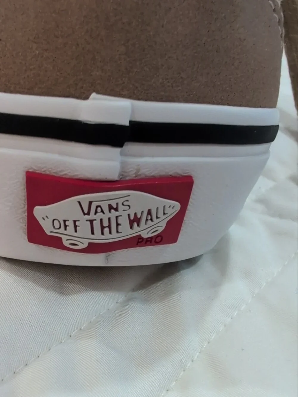 Vans Tan Old Skool Low-Top Sneakers with White Sidestripe